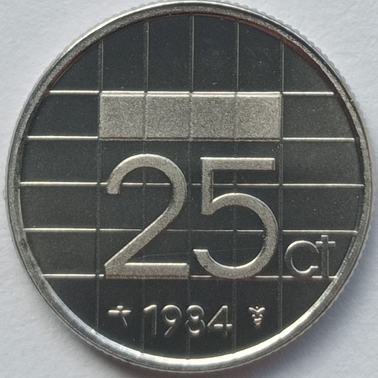 Holandia 25 Cent 1984