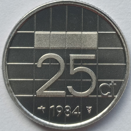 Holandia 25 Cent 1984