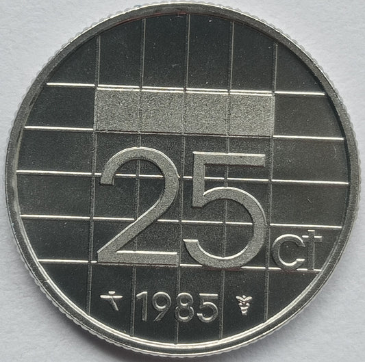 Holandia 25 Cent 1985
