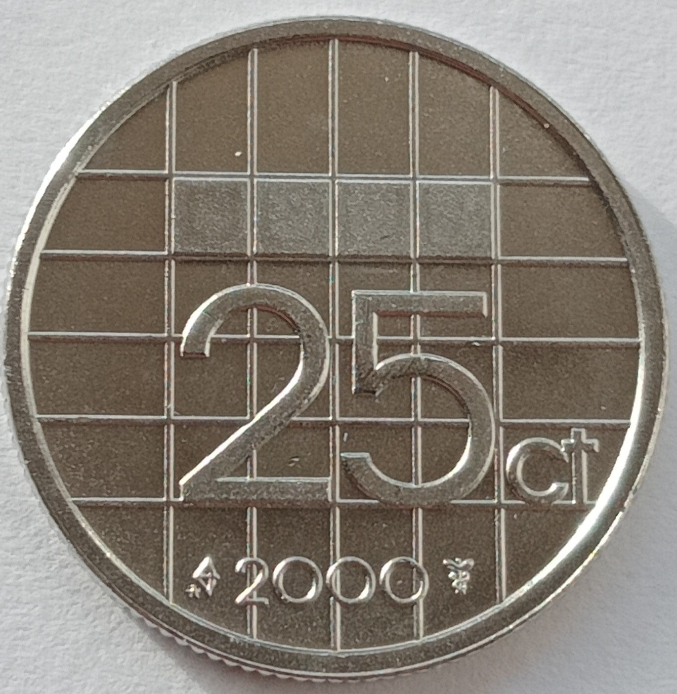 Holandia 25 Cent 2000