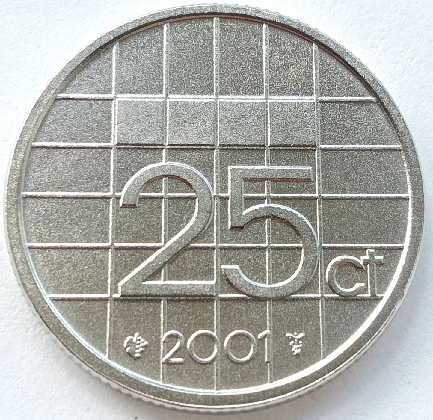Holandia 25 Cent 2001
