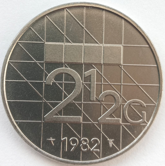 Holandia 2,5 Gulden 1982