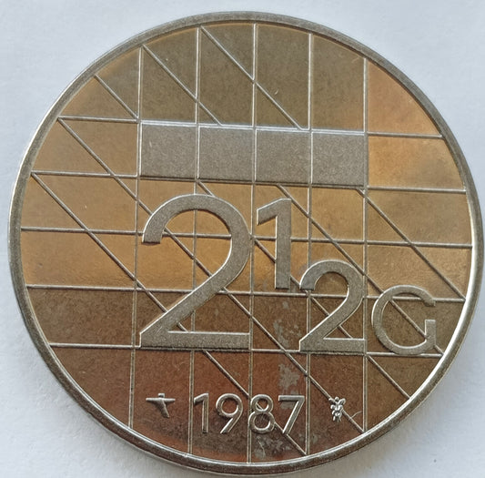 Holandia 2,5  Gulden 1987