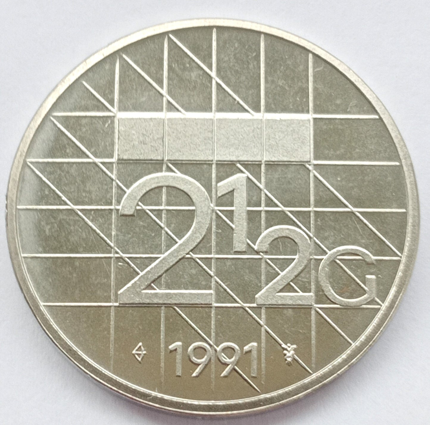Holandia 2,5  Gulden 1991