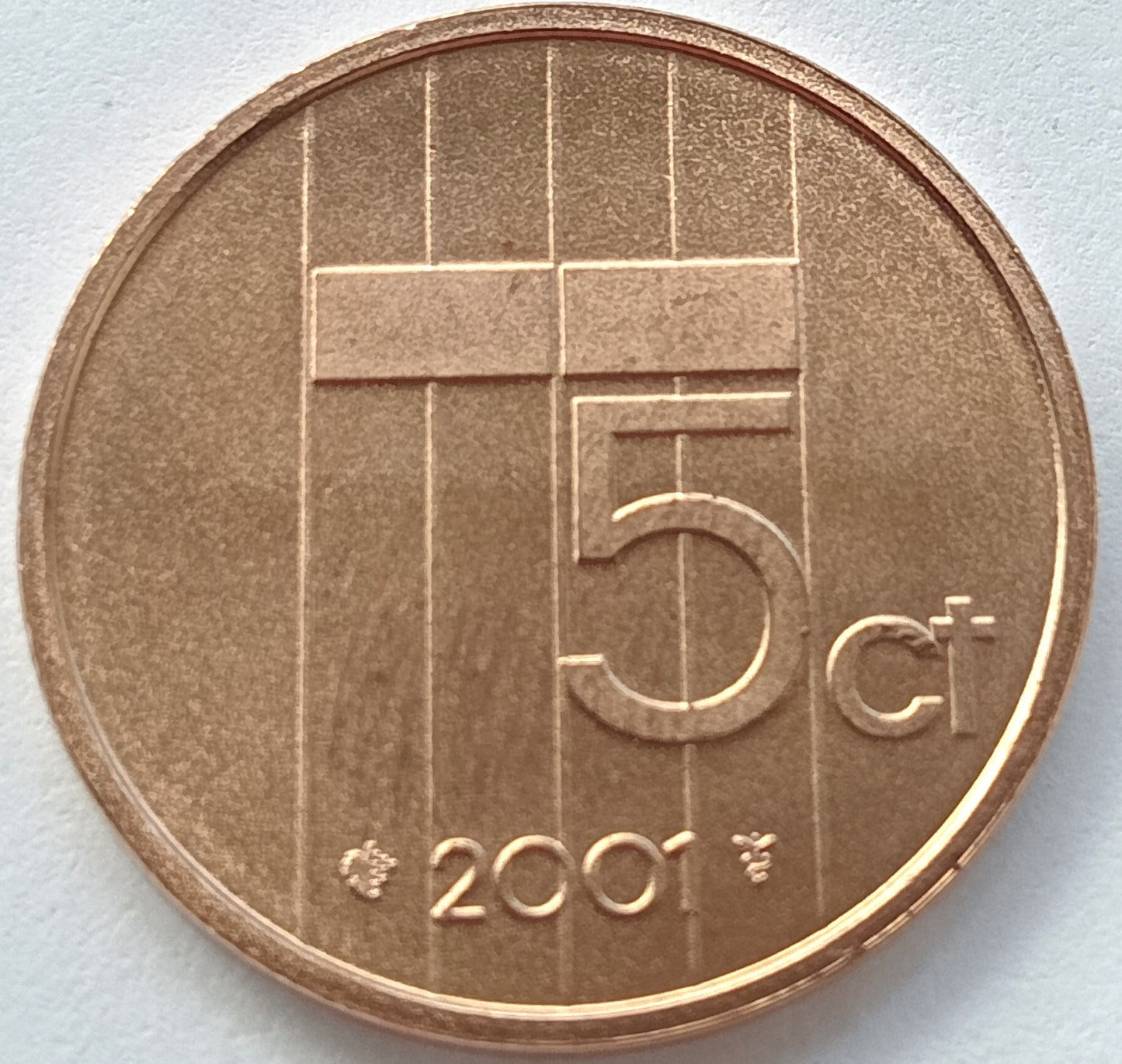 Holandia 5 Cent 2001