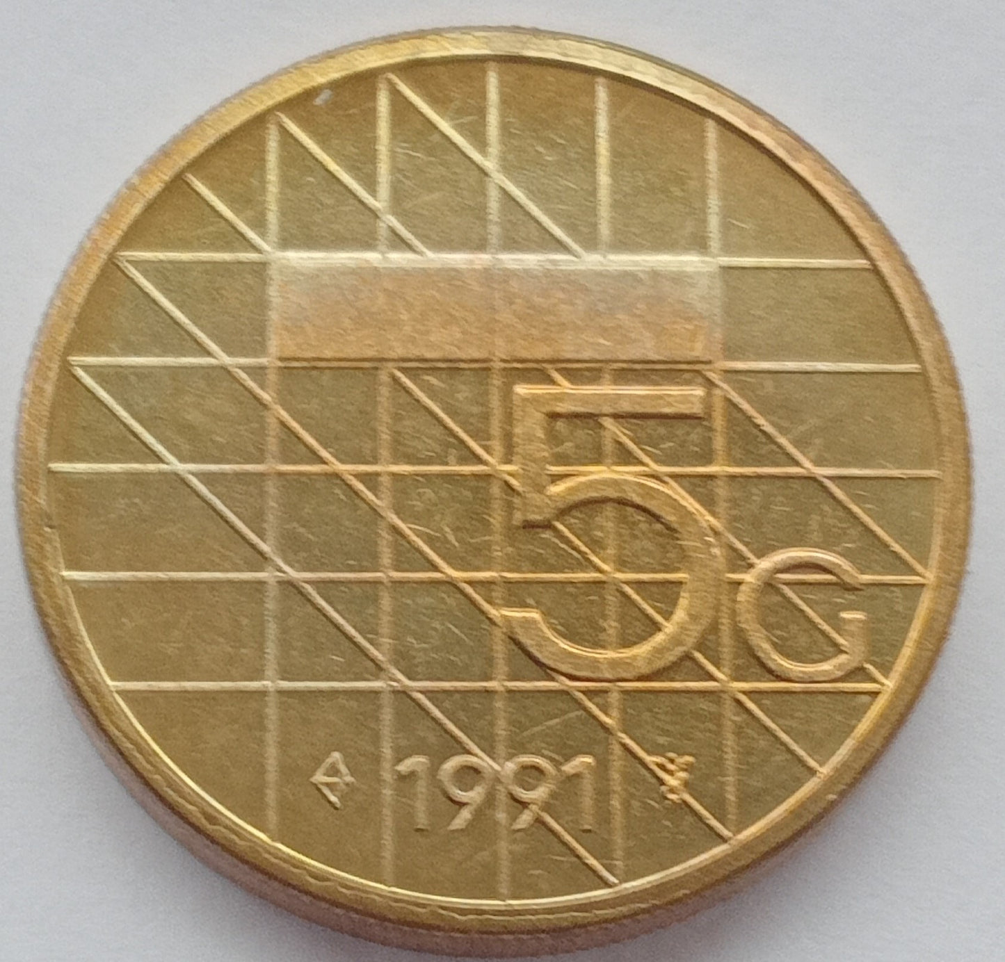 Holandia 5 Gulden 1991