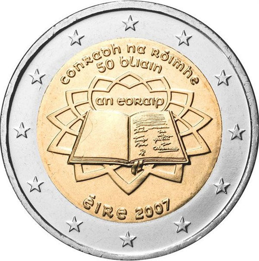 Irlandia 2 euro 2007 50-lecie Traktatu Rzymskiego (Irlandia)