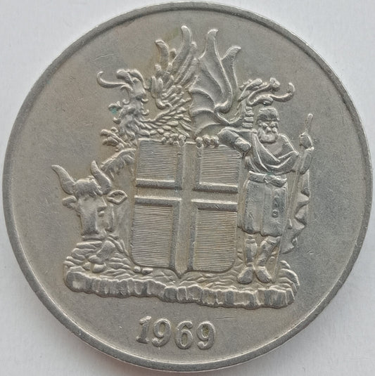 Islandia 10 Koron 1969 (herb)