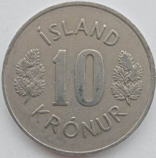 Islandia 10 Koron 1969 (herb)