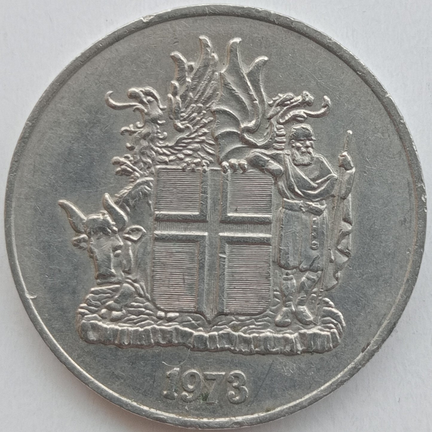 Islandia 10 Koron 1973 (herb)