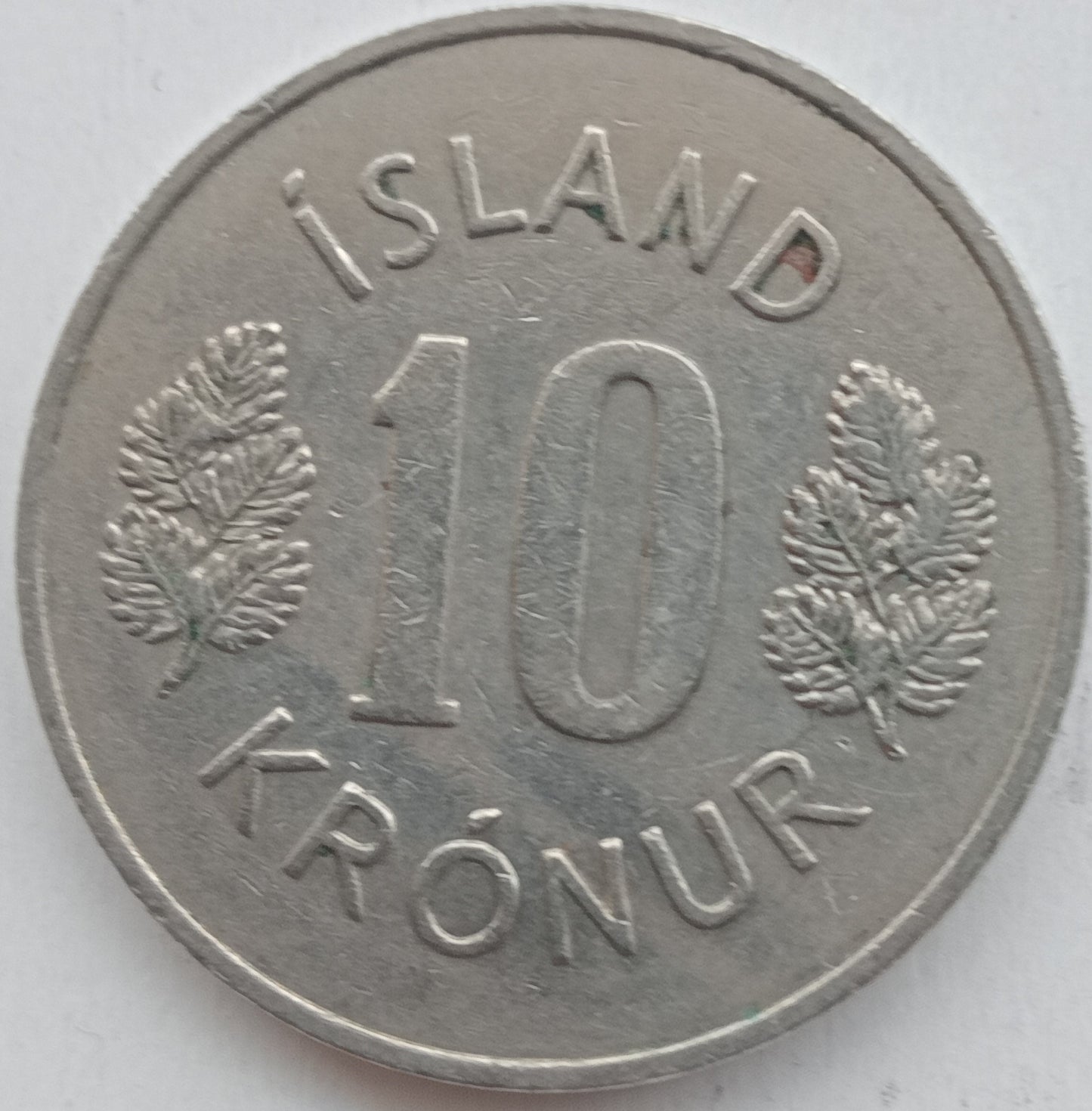 Islandia 10 Koron 1973 (herb)