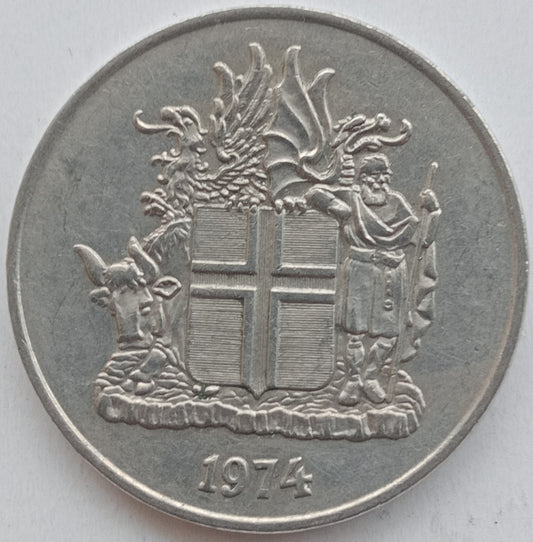 Islandia 10 Koron 1974 (herb)