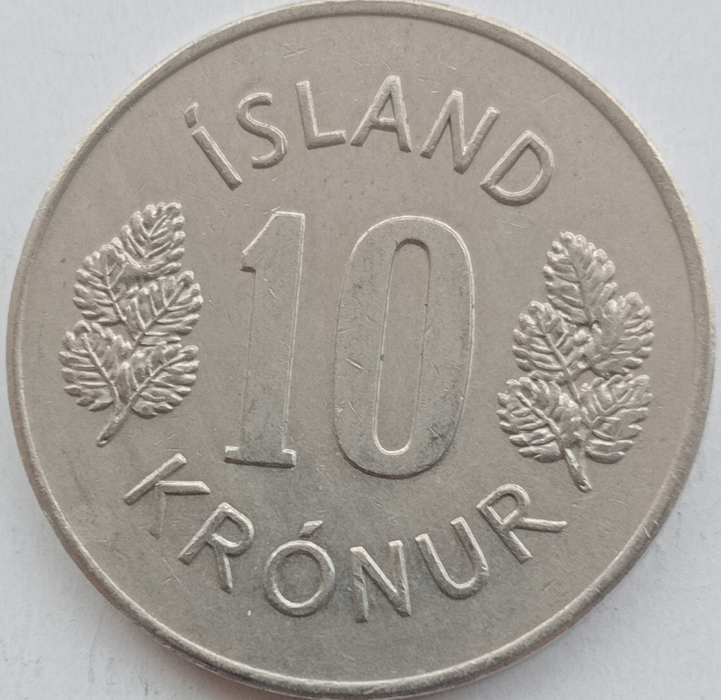 Islandia 10 Koron 1976 (herb)