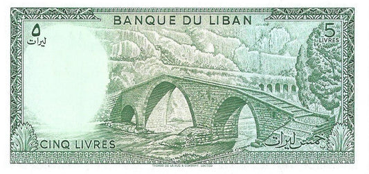 Liban 5 Funt 1986 - UNC