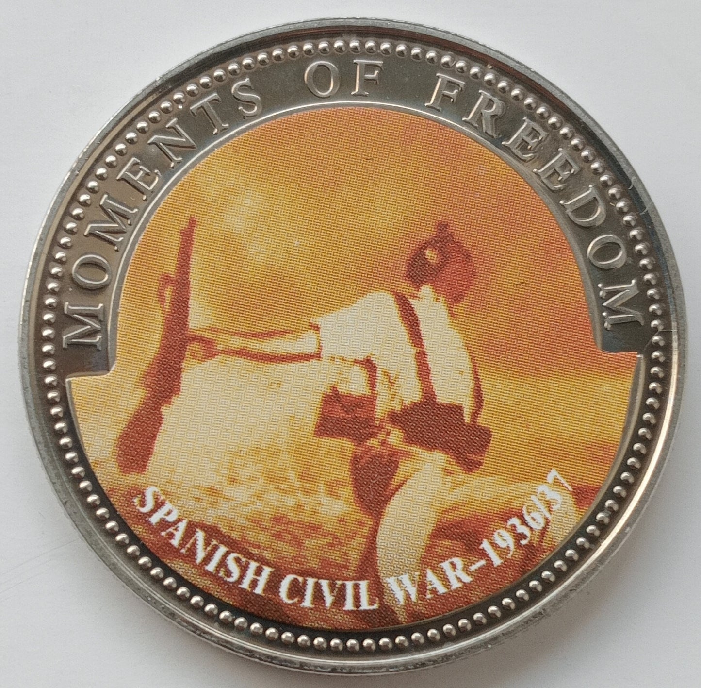 Liberia 10 Dolarów 2001 Hiszpańska Wojna Domowa