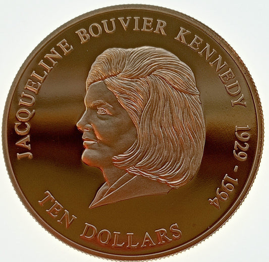 Liberia 10 Dolarów 2001 Jacqueline Bouvier Kennedy