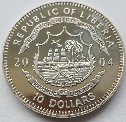 Liberia 10 Dolarów 2004 Powstanie Rakoczego