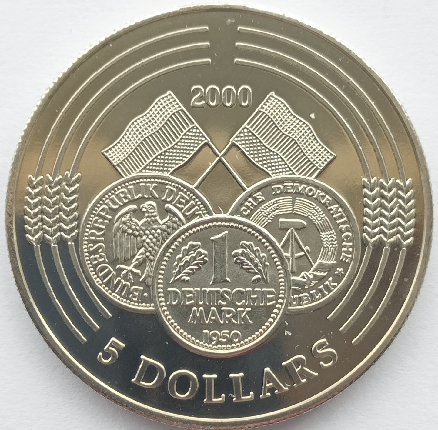 Liberia 5 Dolarów 2000