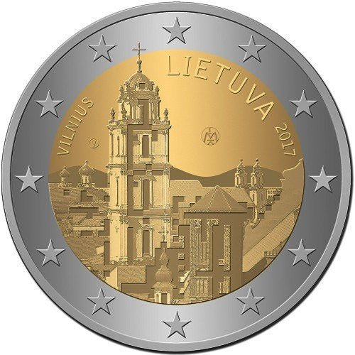 Litwa 2 euro 2017 Wilno