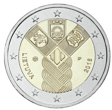 Litwa 2 euro 2018 Stulecie powstania Niepodległych Państw Bałtyckich (Litwa)