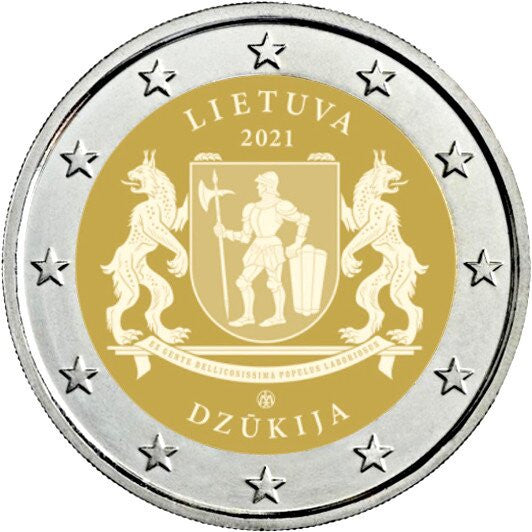 Litwa 2 euro 2021 Dzukia