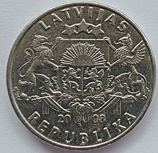 Łotwa 1 Łat 2008