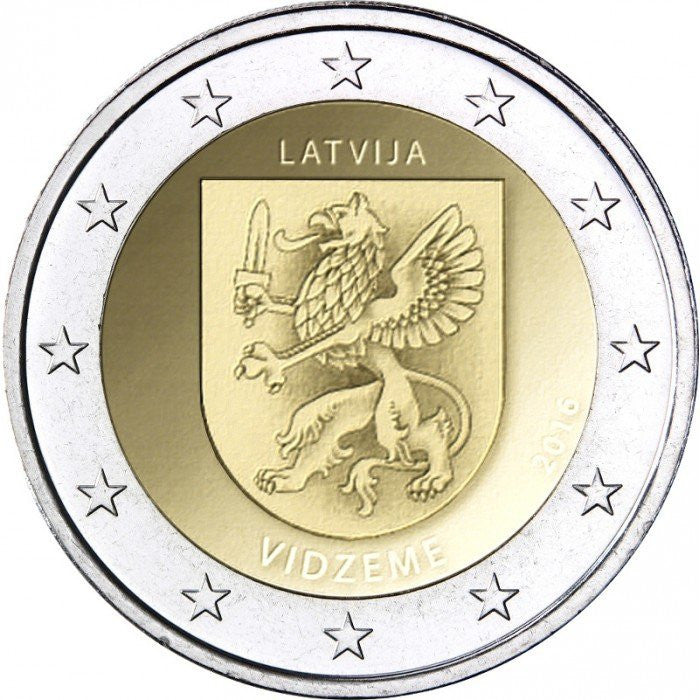 Łotwa 2 euro 2016 Liwonia