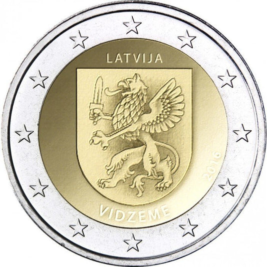 Łotwa 2 euro 2016 Liwonia