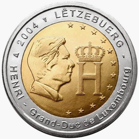 Luksemburg 2 euro 2004 Henryk Wielki Książę Luksemburga