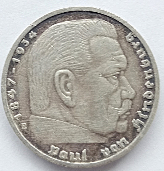 Niemcy 5 Reichsmarek 1938
