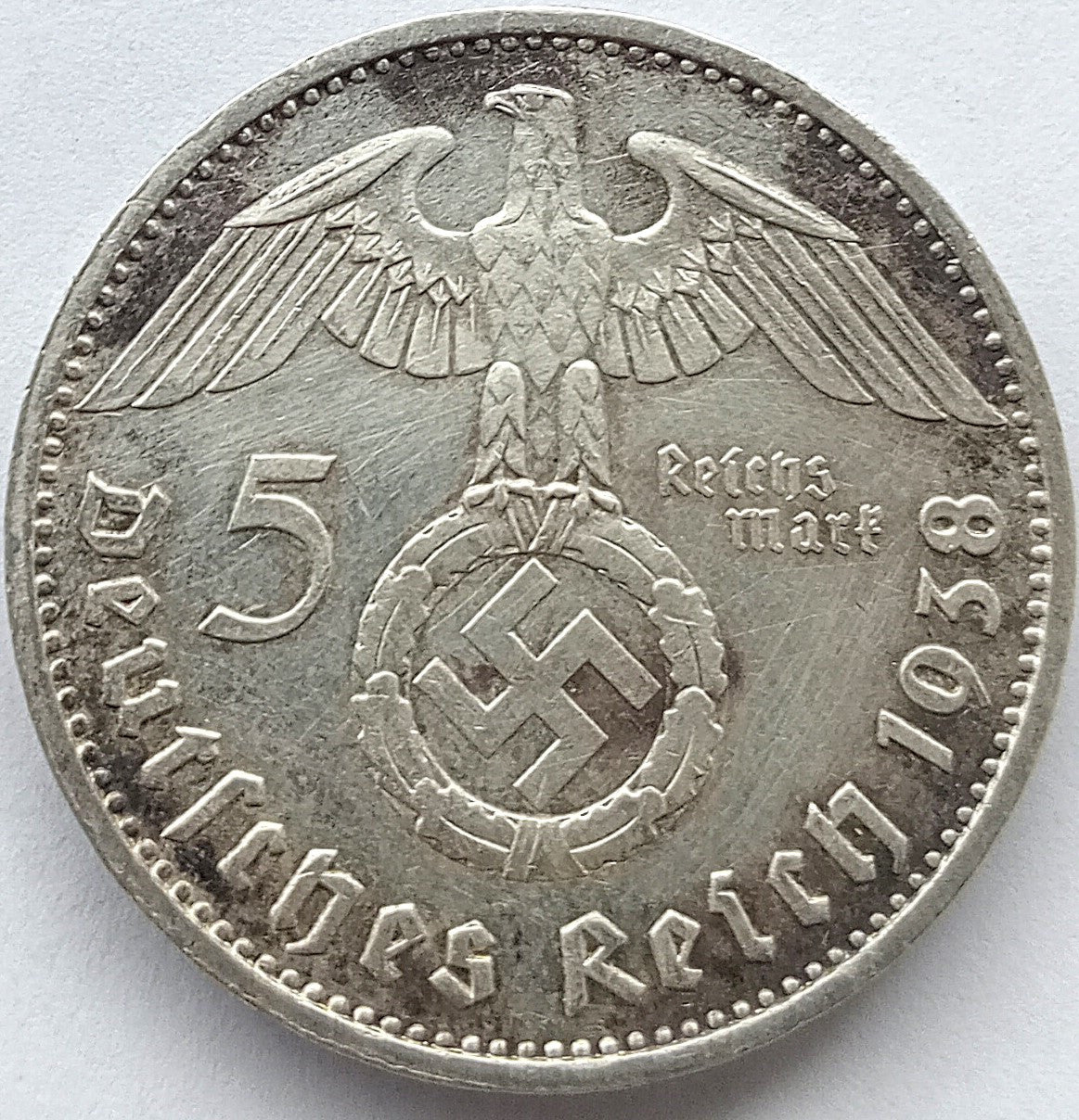 Niemcy 5 Reichsmarek 1938