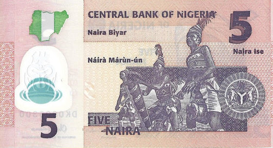 Nigeria 5 Naria 2016 - UNC