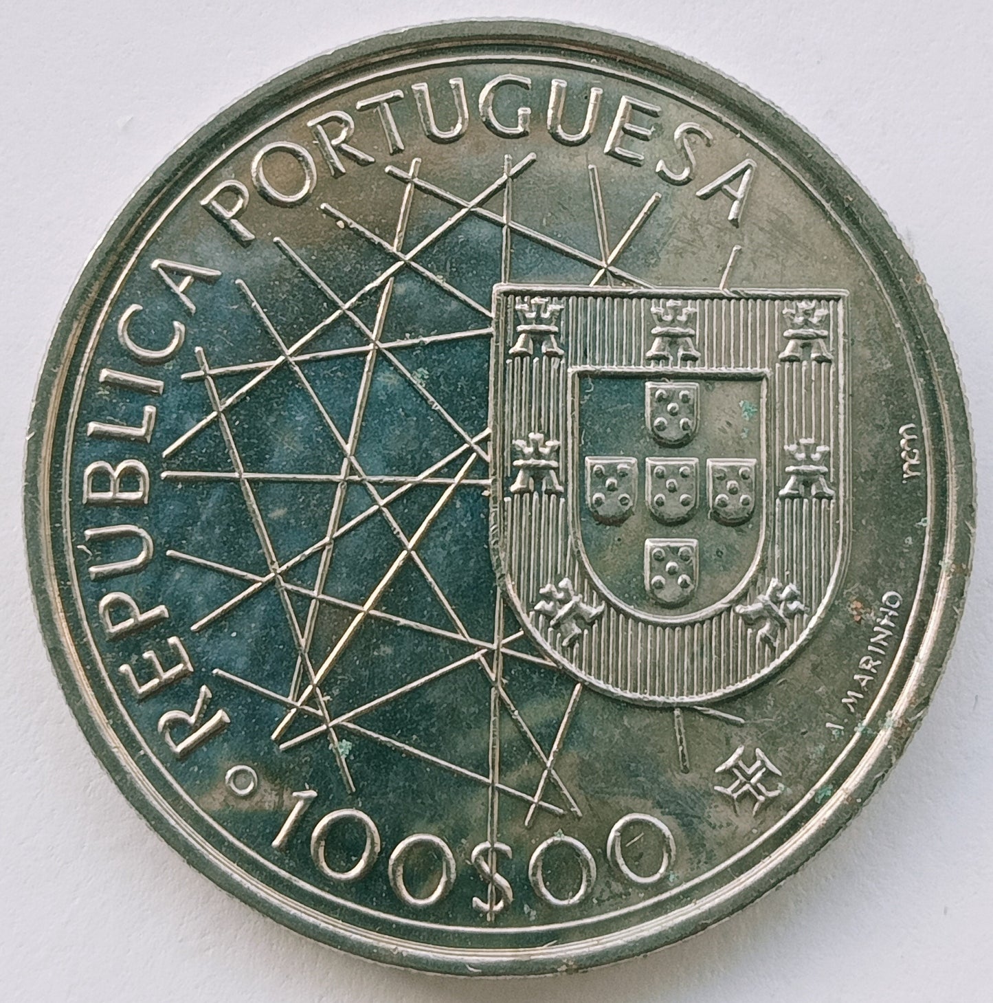 Portugalia 100 Escudo 1989 Odkrycie Azorów