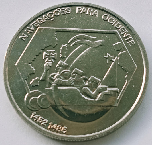 Portugalia 200 Eskudo 1991 Nawigacja na zachód