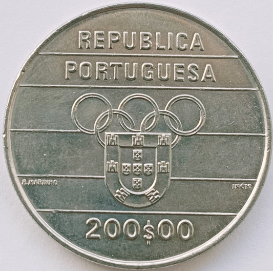 Portugalia 200 Eskudo 1992 Igrzyska XXV Olimpiady, Barcelona