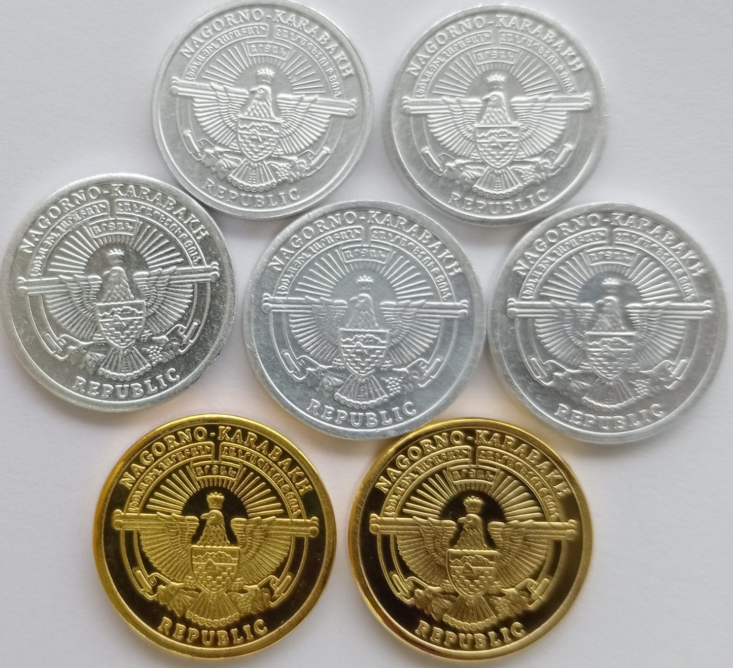 Republika Górskiego Karabachu 2013 Różne Lumy i Dram - zestaw monet