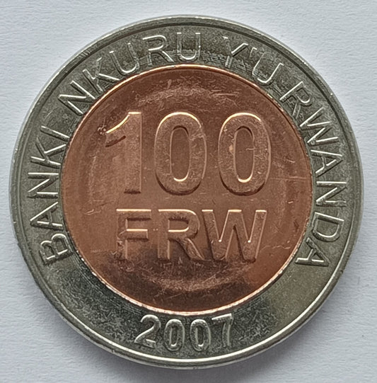 Rwanda 100 Franków 2007
