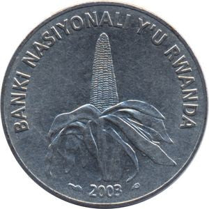 Rwanda 50 Franków 2003