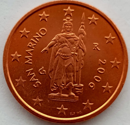 San Marino 2 Eurocent 2006