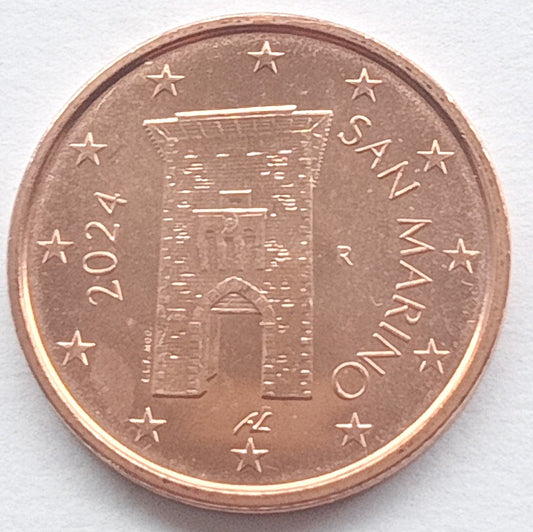 San Marino 2 Eurocent 2024