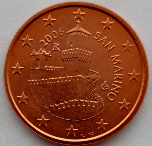 San Marino 5 Eurocent 2006