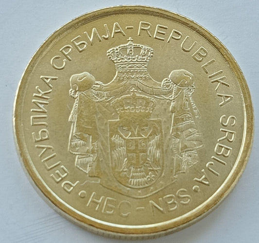 Serbia 1 Dinar 2020 magnetyczna