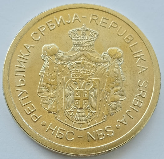 Serbia 5 Dinar 2020 magnetyczna