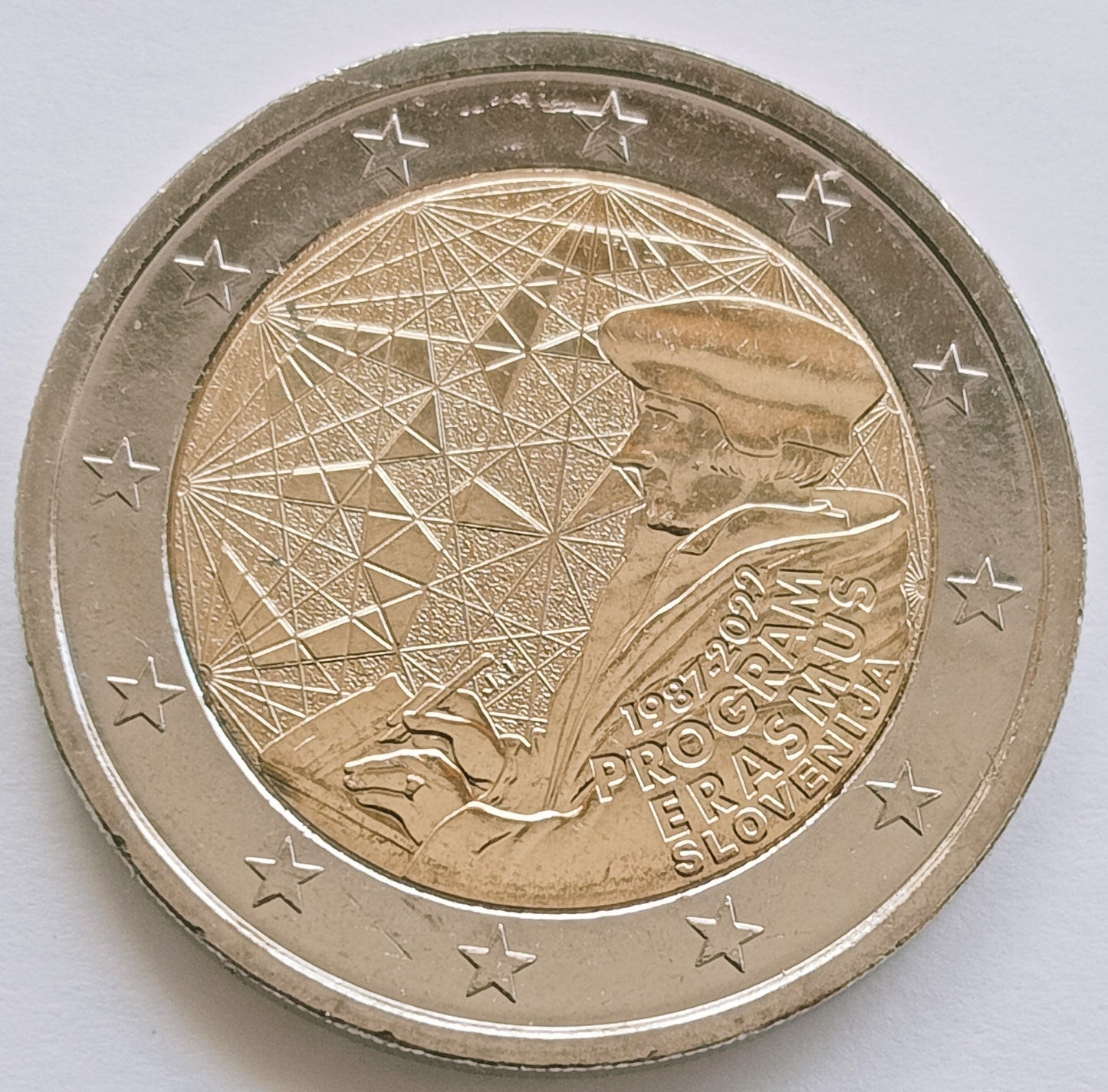 Słowenia 2 euro 2022  35 lat programu Erasmus