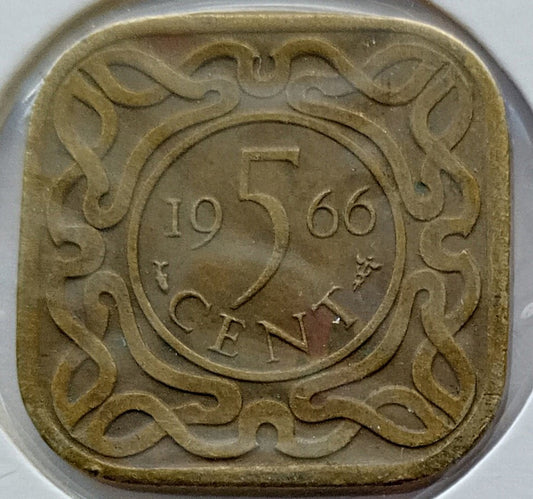 Surinam 5 Cent 1966