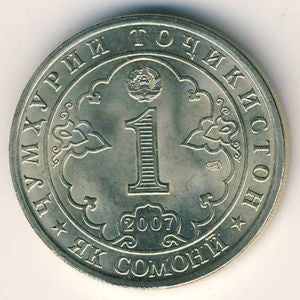 Tadżykistan 1 Somoni 2007