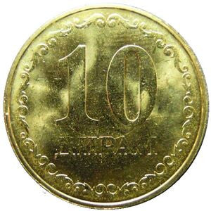 Tadżykistan 10 Diramów 2019