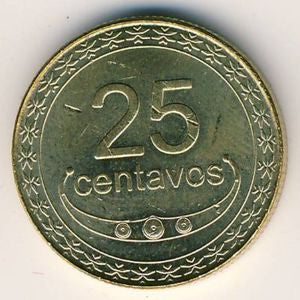 Timor Wschodni 25  Centavo 2004