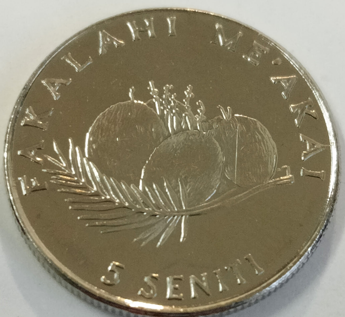 Tonga 5 Seniti 2005 - magnetyczna