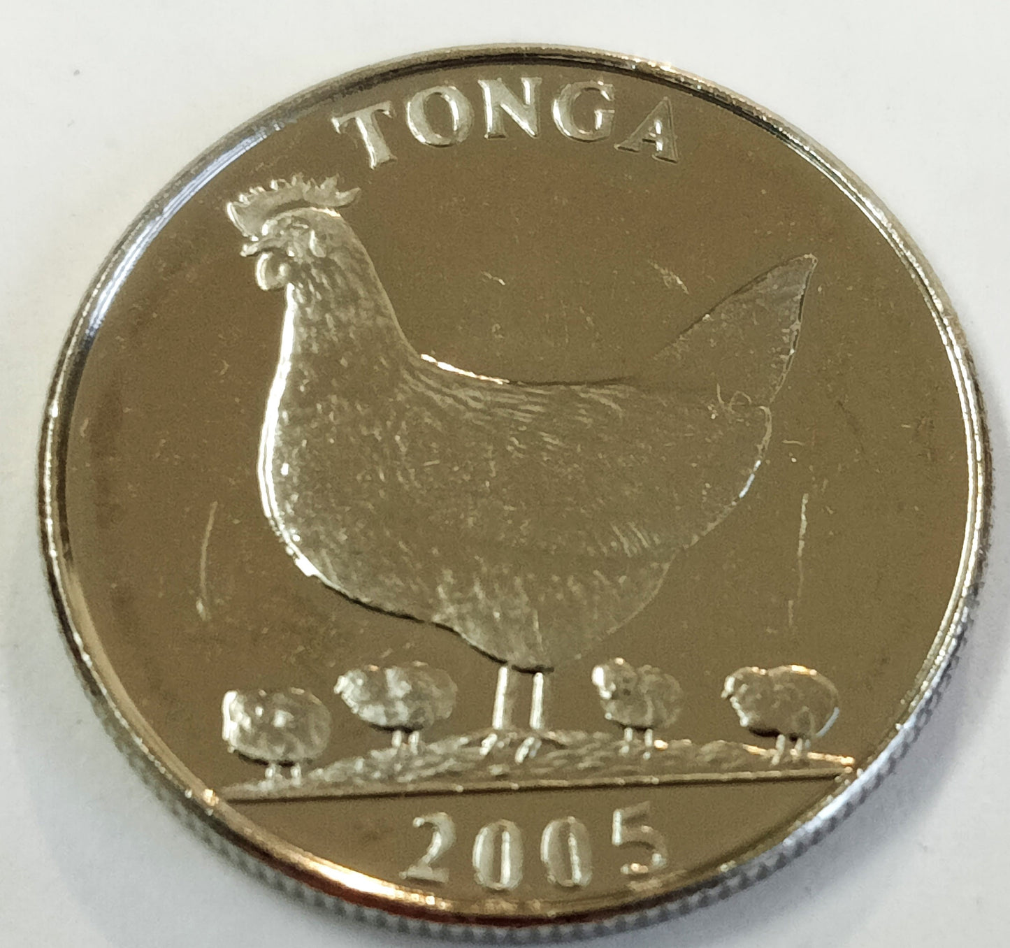 Tonga 5 Seniti 2005 - magnetyczna